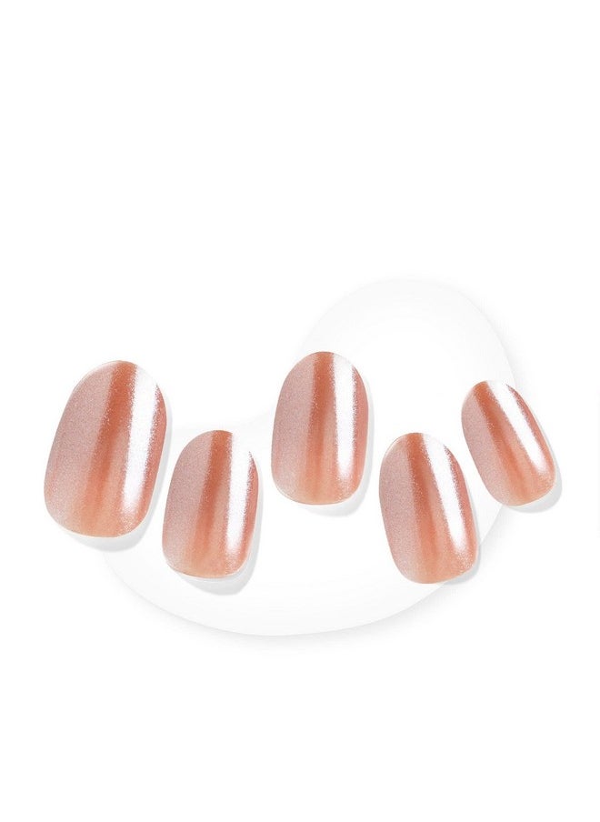 DASHING DIVA Glaze Nail Strips - Chocolate Glaze | Works With Any Led Nail Lamp | Long Lasting, Semicured Gel Nail Strips | Contains 34 Salon Quality Black Nail Wraps, 1 Prep Pad, 1 Nail File  - Image 1