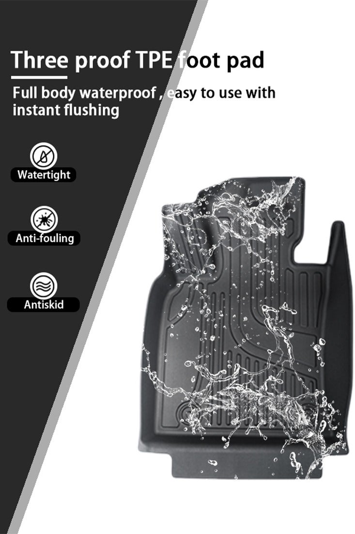 Automotive floor mats, suitable for 2018-2023 Toyota Camry hybrid car floor mats are high-end, easy to clean and wear-resistant. Material: TPE. - Image 2