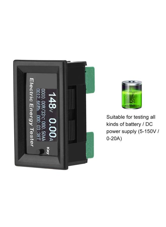 Thoraya LCD Multi-function 150V/20A Electric Energy Tester DC Voltmeter Ammeter Power Capacity Monitor  - Image 5