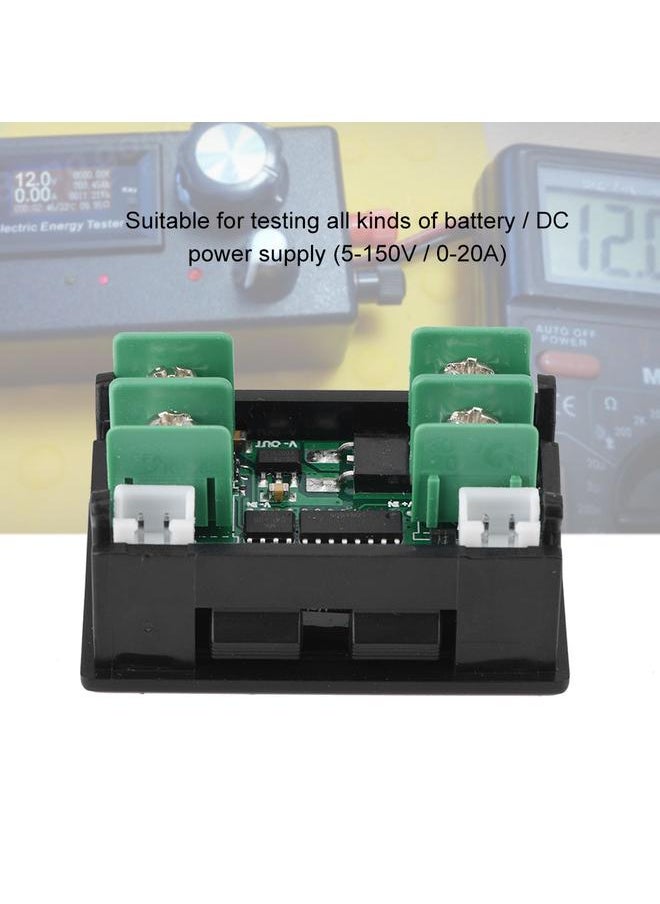 Thoraya LCD Multi-function 150V/20A Electric Energy Tester DC Voltmeter Ammeter Power Capacity Monitor  - Image 4