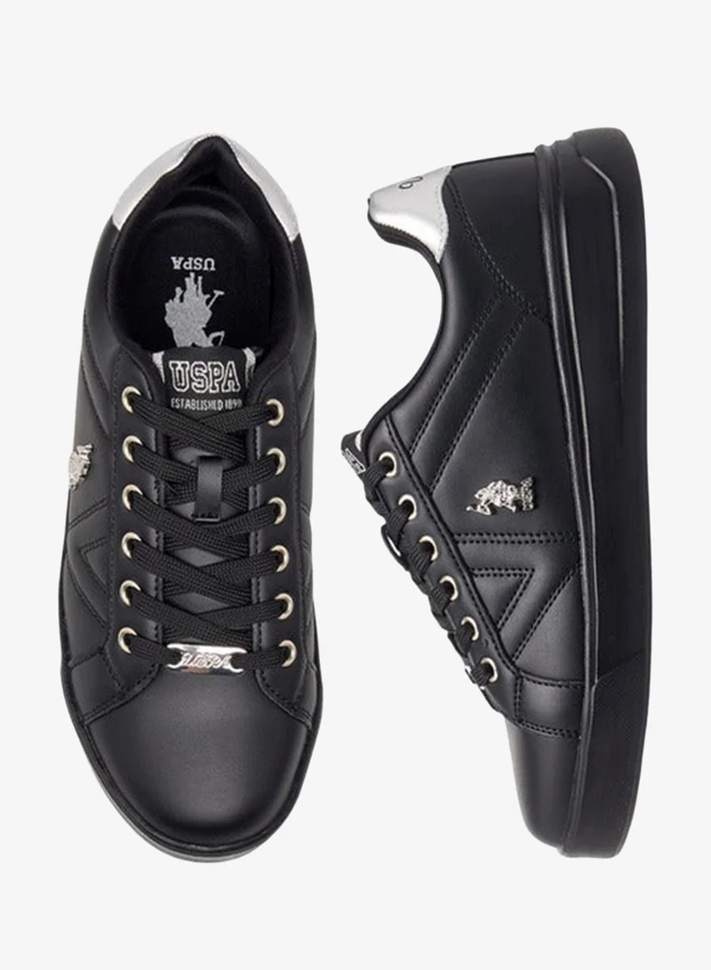 Women's Logo Detail Sneakers with Lace-Up Closure