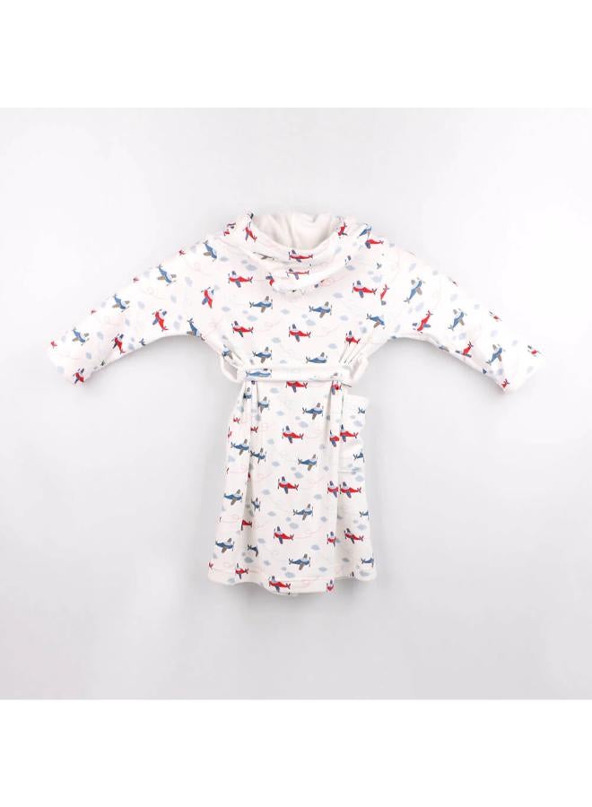 Mamas Gift Winter Robe Planes 4-6 Y - Image 1