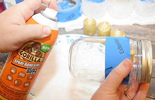 Gorilla Gorilla Heavy Duty Spray Adhesive, Multipurpose and Repositionable, 4 Ounce, Clear, (Pack of 1)  - Image 5