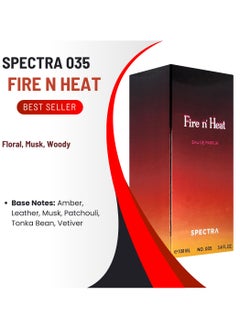 Spectra 035 Fire N’ Heat EDP Perfume For Men - 100ml  - Image 5