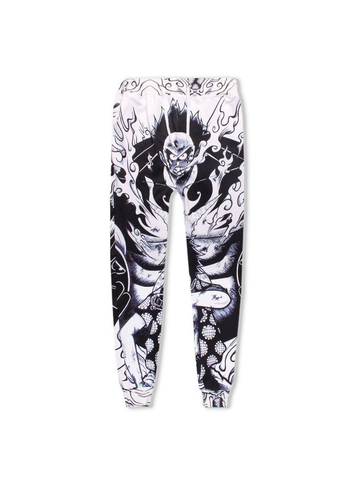 KUYING New One Piece Printed Legged Sports And Leisure Pants  - Image 1