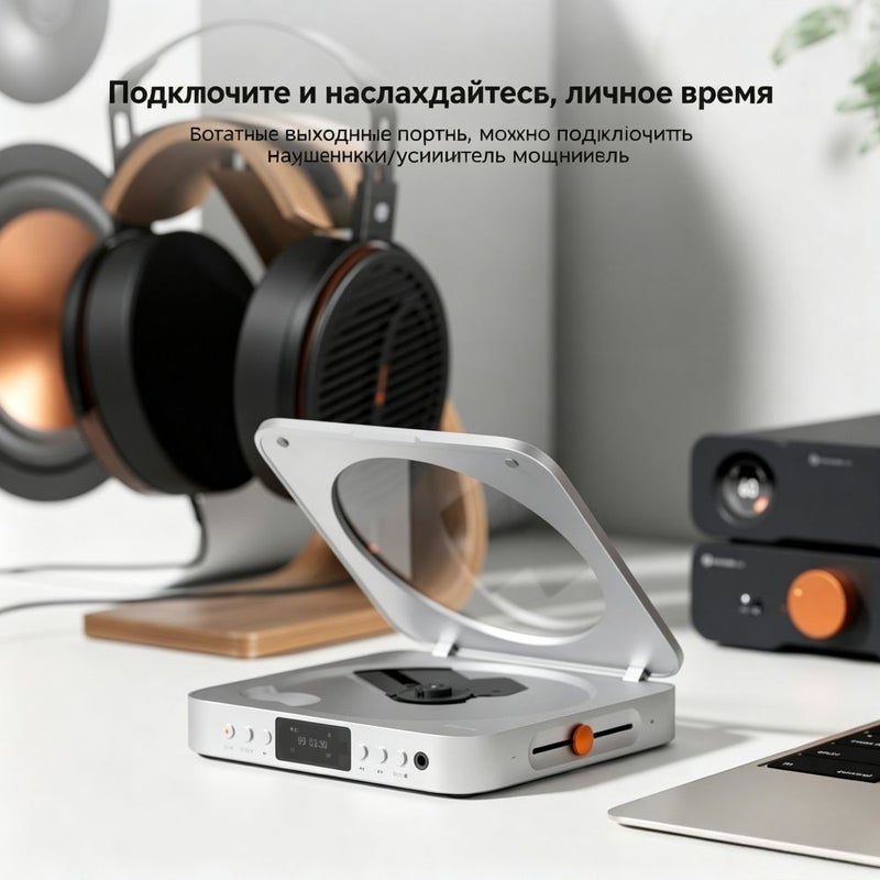 Audio Fosi Audio Merak CD Player Professional Digital HiFi Player Supports USB Disc Playback - Image 5