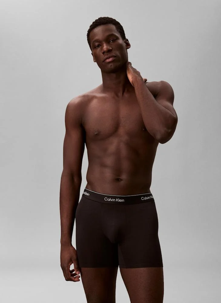 CALVIN KLEIN 5 Pack Boxer Briefs - Icon Cotton Stretch