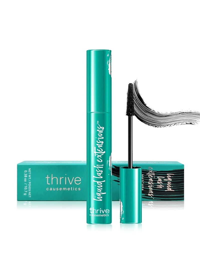 THRIVE Mascar a Liquid Lash Extensions, Mascara Liquid for Lash Extensions Mascara-Brynn Thick and slender (Rich Black 10.7g）0.38 OZ - Image 1