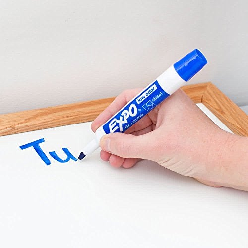 Expo Low Odor Dry Erase Markers, Chisel Tip, Assorted Colors, 5-Count - Image 4