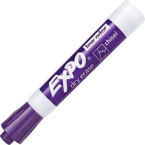 Expo Low Odor Dry Erase Markers, Chisel Tip, Assorted Colors, 5-Count - Image 3