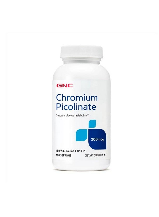GNC Chromium Picolinate 200mcg | 180 Count - Image 4