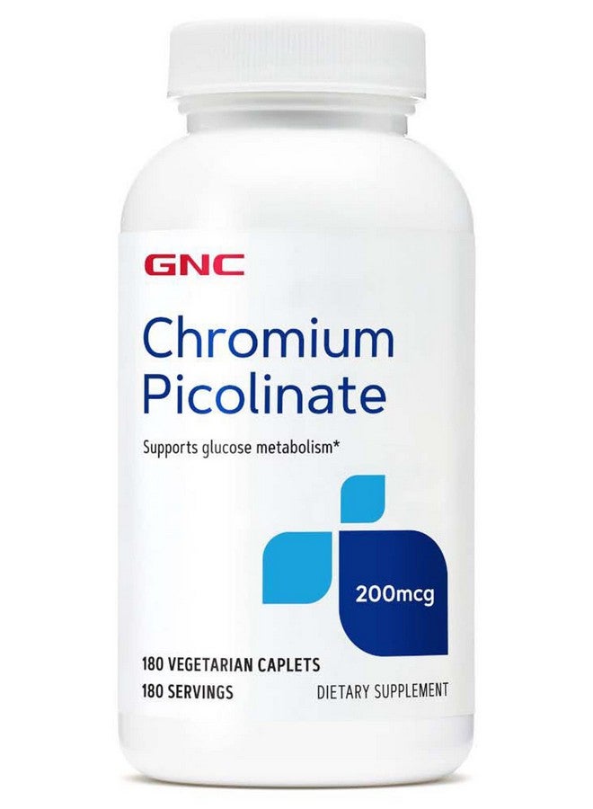 GNC Chromium Picolinate 200mcg | 180 Count - Image 1