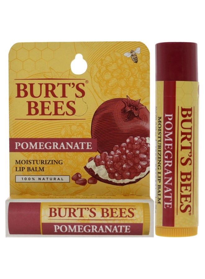 Burt's Bees Lip Balm, Pomegranate Oil (4.25 g) - Image 1
