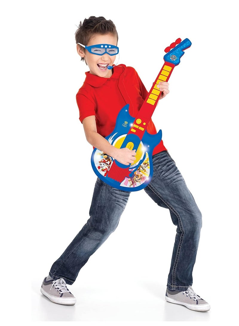 Lexibook Paw Patrol Electronic Light-Up Guitar with Microphone - Image 2