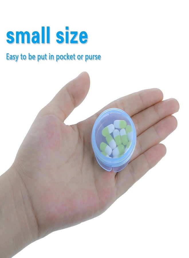 Patelai 6 Packs Small Pill Organizer Box, Travel Pill Container Portable Daily Mini Medicine Case Holder for Pocket Purse Briefcase Cod Liver Oil Jewelry Beads Earplug Storage Box(Blue, Green, Yellow - Image 5
