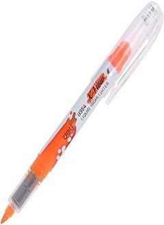 Deli Deli highlighter eu35460 orange liquid highlighter chisel tip: 1-5mm " 