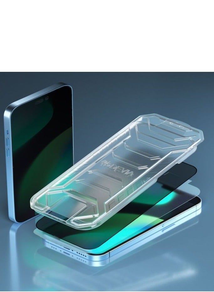 ديفيا حماية شاشة ايفون 14 برو لقافه من ديفيا يضمن لك حماية الشاشة من الخدوش والصدمات مع خصوصيتك الشخصية. بفضل الزجاج المقوى مرتين ويدعم التمييز السريع على بصمة الاصبع - Image 4