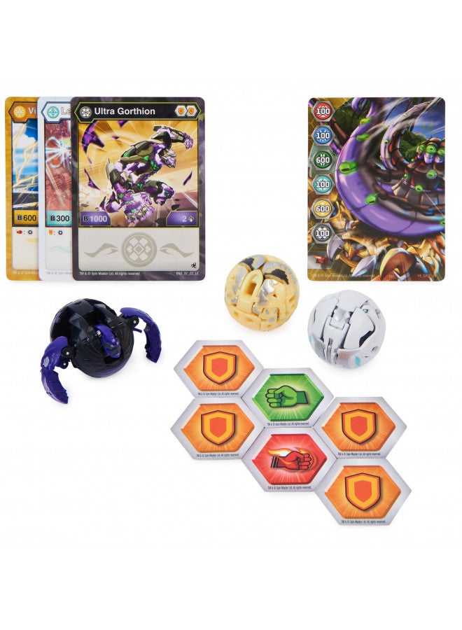 BAKUGAN Bakugan Legends Starter 3-Pack, Gorthion Ultra with Leonidas and Viloch, Collectible Action Figures, Ages 6 and Up - Image 2
