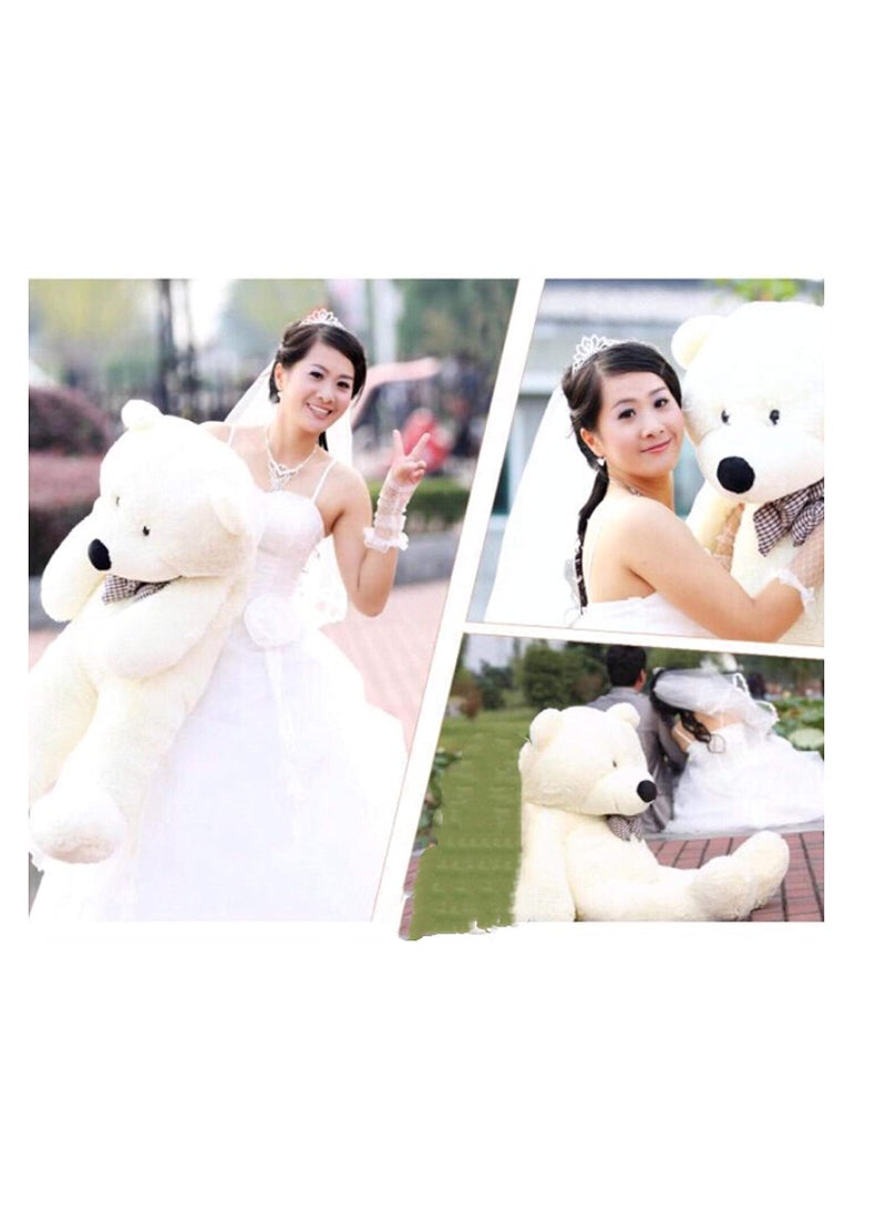 Cool Baby White-160cm Giant Teddy Bear Large Plush Stuffed Toys Doll Birthday Gift for Kids/Girlfriend/Wife  - Image 4