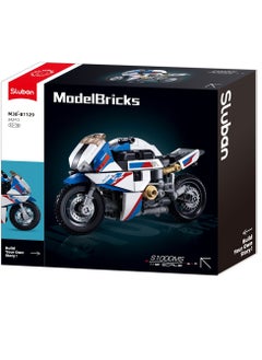 Sluban Sluban - Model Bricks 1/12 Motorcycle 1000RR 242 Pieces - M38-B1129  - Image 1