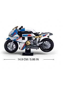 Sluban Sluban - Model Bricks 1/12 Motorcycle 1000RR 242 Pieces - M38-B1129  - Image 4