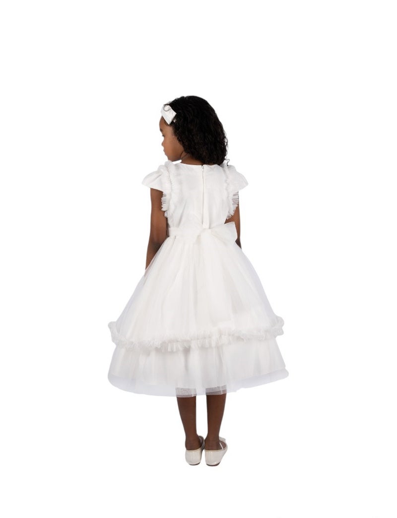 D'Daniela Ruffle Tulle Dress - Image 3