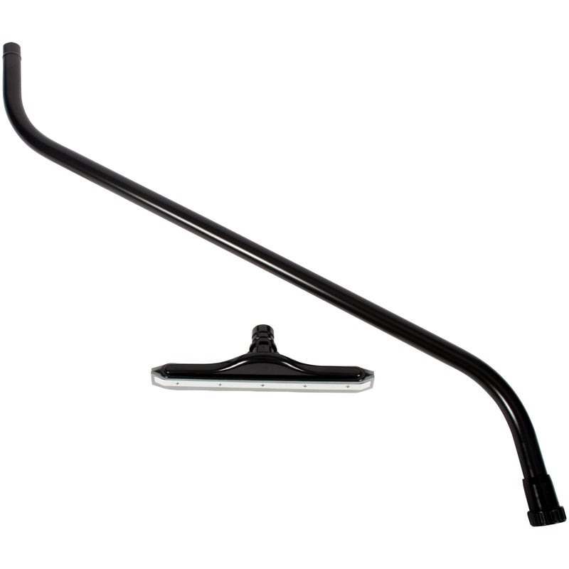 CenTec Systems WetDry Squeegee Vacuum Attachment with Lightweight Steel 1Piece SWand