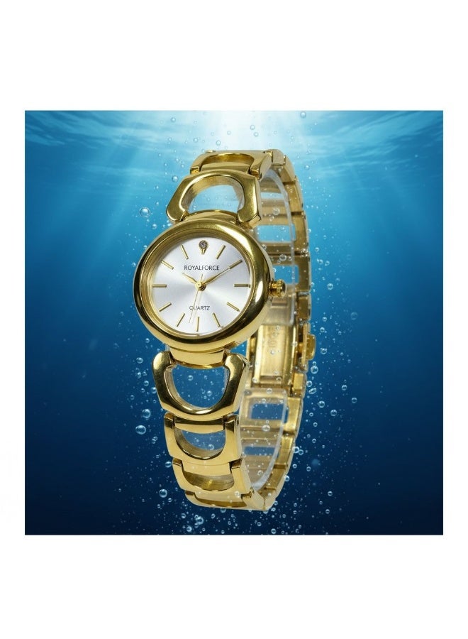 Royal Force ELORIA RF014L Women’s Analog Quartz Watch Gold Stainless Steel Bracelet Elegant Luxury Ladies Wrist Watch - Image 3