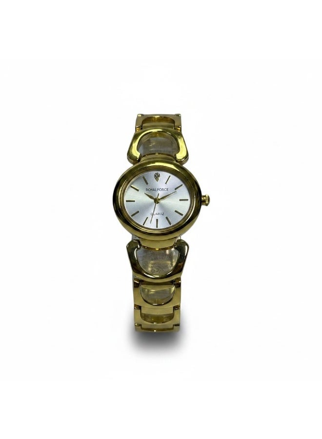 Royal Force ELORIA RF014L Women’s Analog Quartz Watch Gold Stainless Steel Bracelet Elegant Luxury Ladies Wrist Watch - Image 4