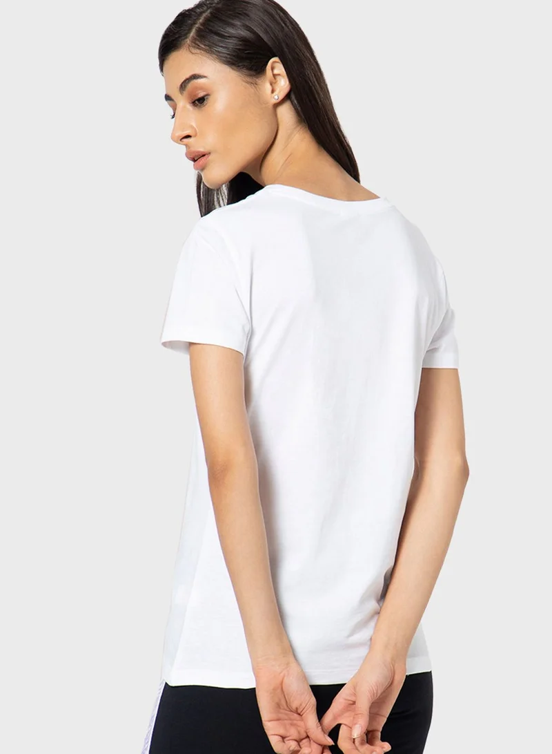 Blue Age Crew Neck Graphic T-Shirt