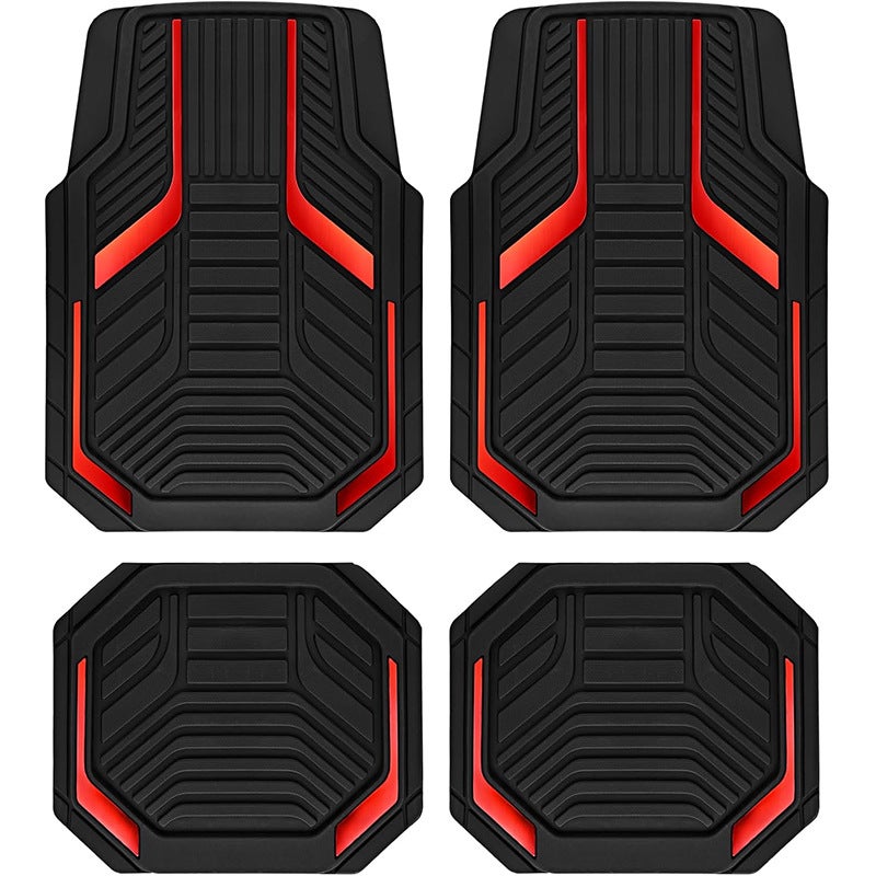 American Geometric Print Car Floor Mat 4-Piece Set - Image 1
