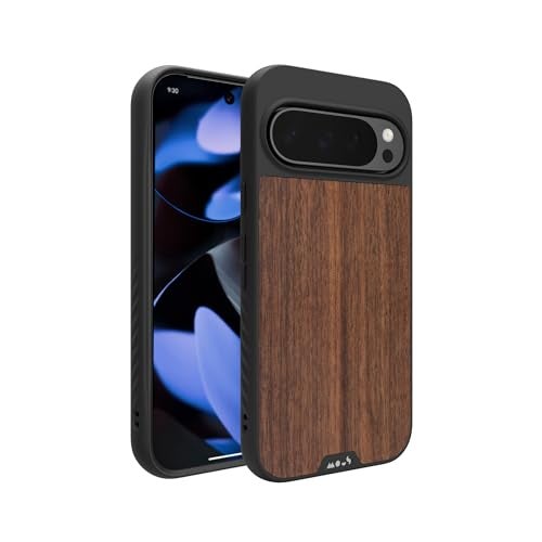 Mous for Google Pixel 9 Case MagSafe Compatible Limitless 50 Walnut Protective Pixel 9 Case Shockproof Phone Cover - Image 1