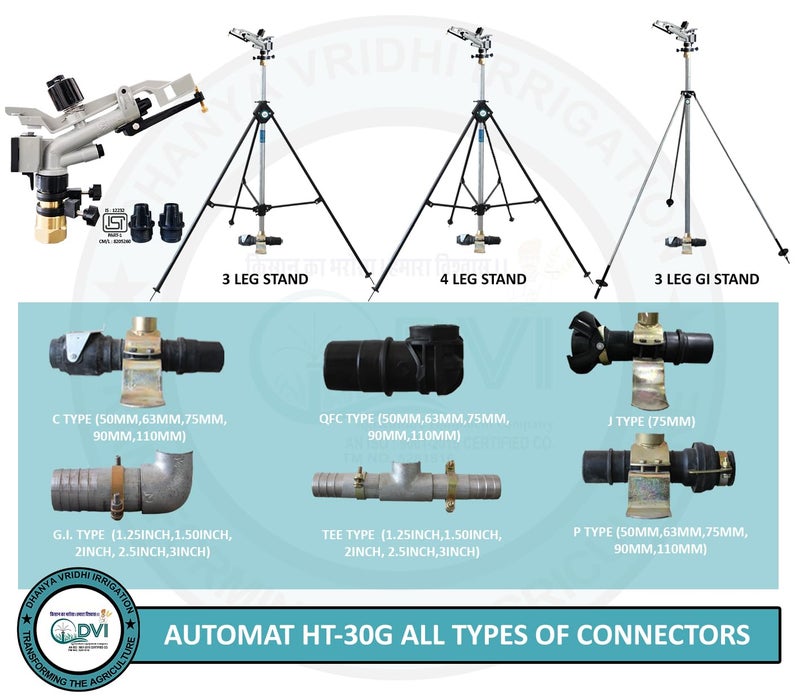 AUTOMAT HT30G 1 inch Seagull RAIN Gun (ISI) Used for Irrigation, DUST SUPRESSION & Water Sprinkler in Agriculture - Image 4