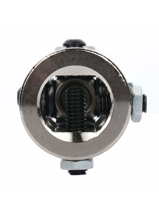 SCITOO 11/16-36 Spline X 3/4 DD Steering Shaft Universal U-Joint Chrome Single, 83mm Working Angle 35 Degree - Image 2