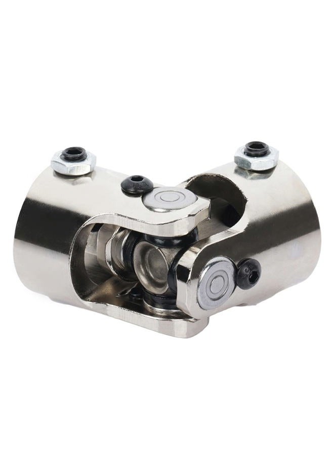 SCITOO 11/16-36 Spline X 3/4 DD Steering Shaft Universal U-Joint Chrome Single, 83mm Working Angle 35 Degree - Image 4