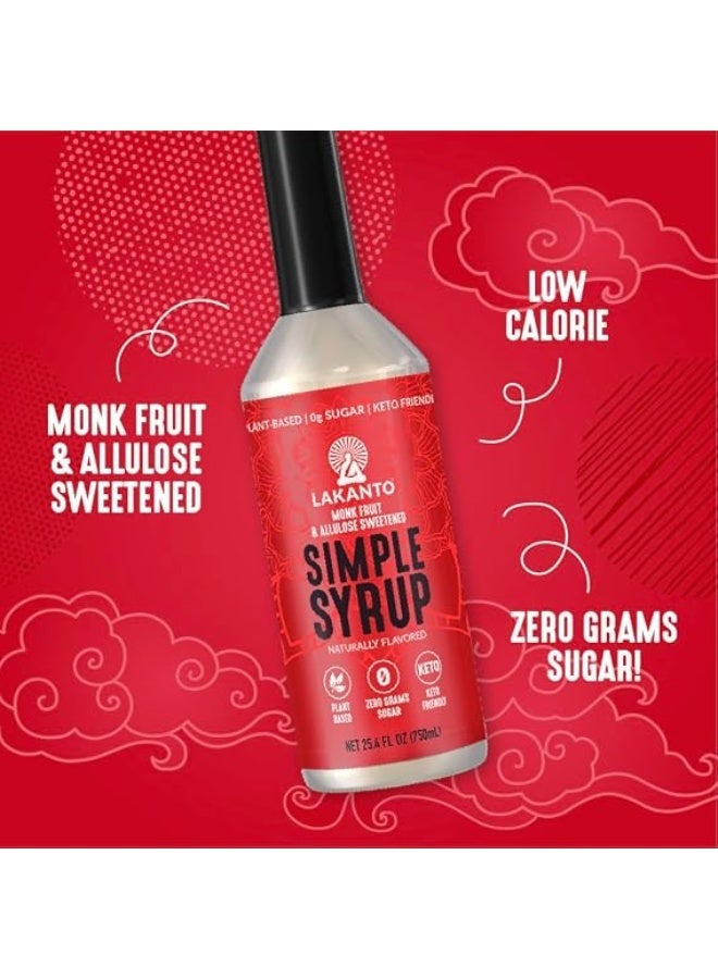 LAKANTO Simple Syrup, 25.4 fl oz (750 ml) - Image 5