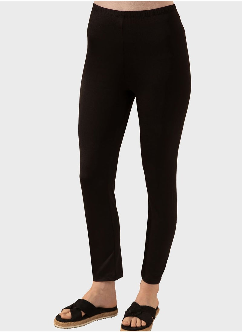 Mayo Bella by Modanisa - Printed Zip Detail Burkini Set - Image 1