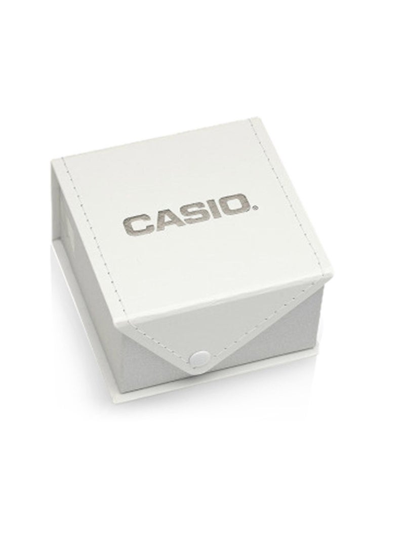 CASIO ساعة رجالية جديدة MTP-M105D-1AVDF Moon Phase Executive مينا سوداء من الفولاذ المقاوم للصدأ - Image 2