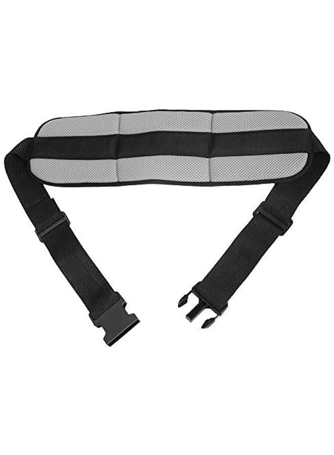 Generic Wheelchair Seats Belt, 5 Colors, Adjustable Quick Release Restraints Straps Chair Waist Lap Strap for Elderly or Legs Patients(Grey)  - Image 1