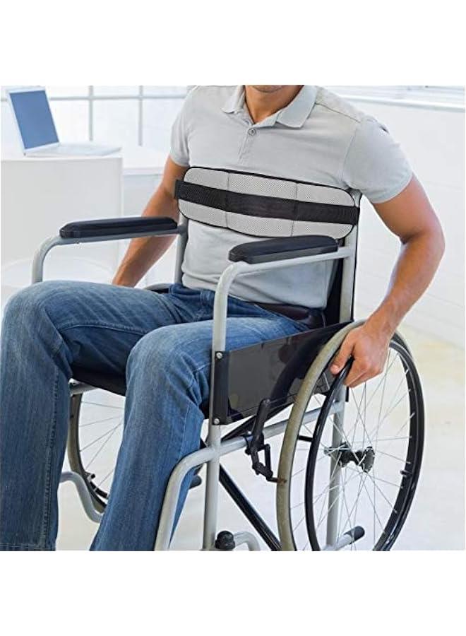 Generic Wheelchair Seats Belt, 5 Colors, Adjustable Quick Release Restraints Straps Chair Waist Lap Strap for Elderly or Legs Patients(Grey)  - Image 2