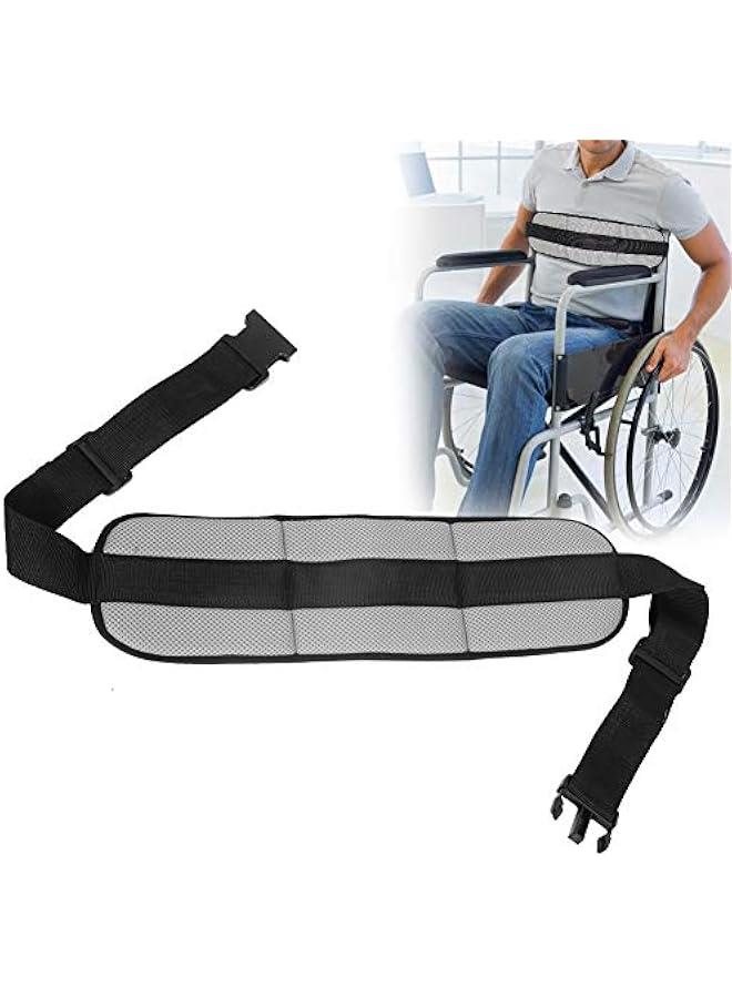 Generic Wheelchair Seats Belt, 5 Colors, Adjustable Quick Release Restraints Straps Chair Waist Lap Strap for Elderly or Legs Patients(Grey)  - Image 3