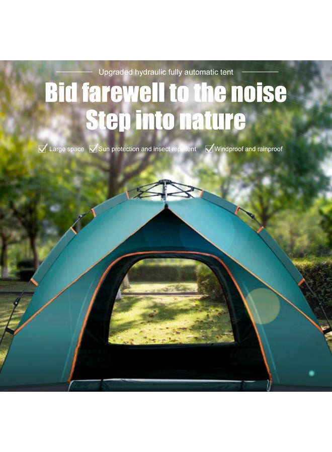 3-Second Pop Up Tent 2-3 Person, Waterproof UV Protection Camping Tent for Outdoor Hiking Picnic, Automatic Easy Setup Lightweight Tent with Mosquito Net - Image 4