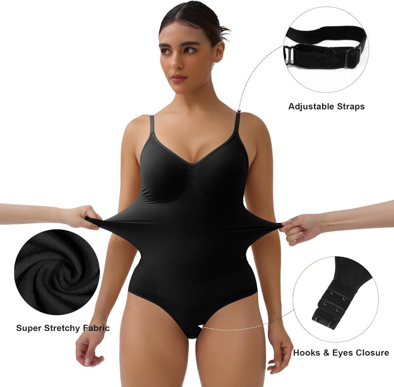 HSR Shapewear Waist Trainer Bodysuits Women Clothing Tummy Control Seamless Full Body Shaper V Neck Body Shaper - Image 3