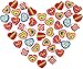 LIGHOON Valentines Erasers for Kids Bulk Large Valentines Day Erasers Heart Novelty Erasers for Homework Rewards Valentines Day Party Decoration School Student Prizes 36 Pcs - Image 3
