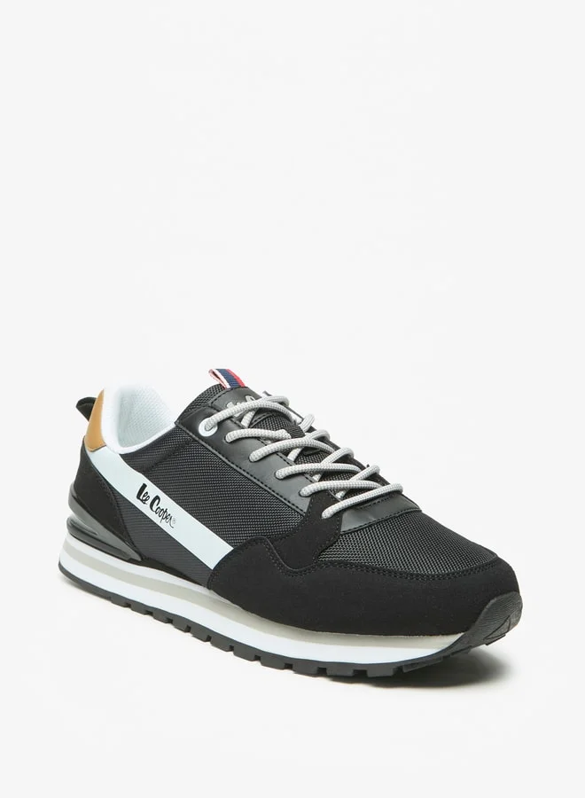 لي كوبر Men's Textured Lace-Up Sneakers