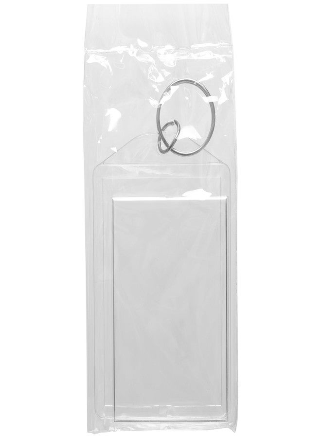 Snapins 2" x 2.875" Clear Acrylic Photo Keychains - Pack of 5 - Image 3