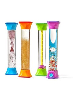 Sensory Fidget Tubes Anxiety Relief Toy Occupational Therapy Toys Fidget Toys For Kids Kids Sensory Toys For Sensory Play Play Therapy Toys Calm Down Corner Must Haves (Set Of 4)