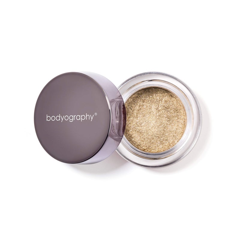 Bodyography Glitter Pigment Eye Shadow | Long Wear Shimmer Eyeshadow | Vegan, Talc & Paraben Free | Cream Powder Formula | Flip Side (Chartreuse) 1.5 g - Image 1