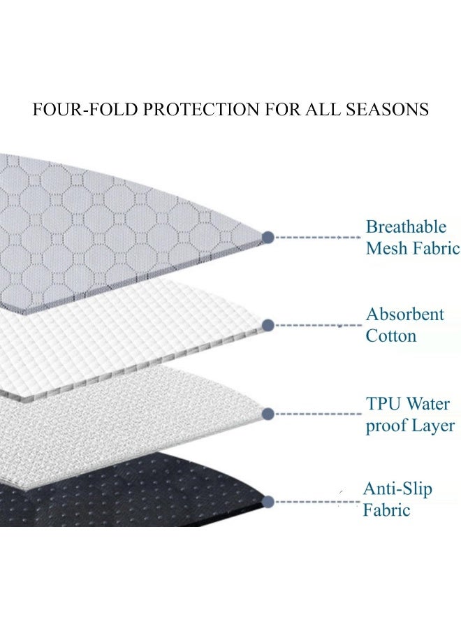 Mumoo Bear Reusable Dog Training Pads, 1 Pack Washable puppy training pads, Super Absorbent Waterproof Dog Mat Pee Pads for Dogs, Fast Drying Training Pads for Home, Car, Travel (100cm*70CM) - Image 3