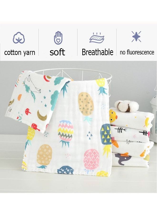 ZCM-HAPPY 5-Piece Wipes Soft Ultra Gentle Skin Towel Set 50x25cm  - Image 2